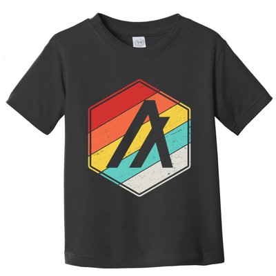 Algorand ALGO Coin Cryptocurrency Retro Colors Toddler T-Shirt