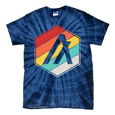 Algorand ALGO Coin Cryptocurrency Retro Colors Tie-Dye T-Shirt