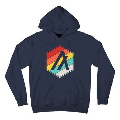 Algorand ALGO Coin Cryptocurrency Retro Colors Tall Hoodie