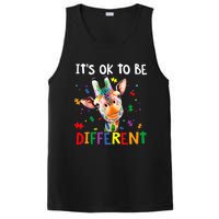 Autism Awareness Cute Giraffe Animal It's Ok To Be Different PosiCharge Competitor Tank