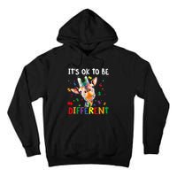 Autism Awareness Cute Giraffe Animal It's Ok To Be Different Tall Hoodie