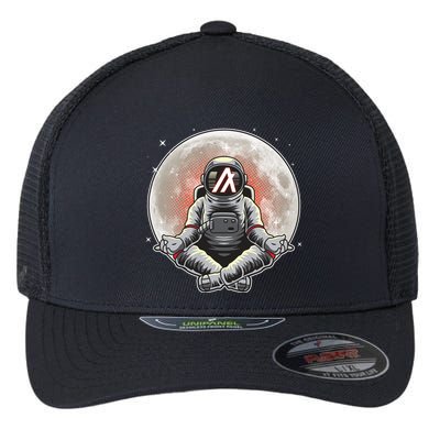 Algorand ALGO Coin Cryptocurrency Yogo Astronaut Flexfit Unipanel Trucker Cap