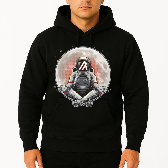 Algorand ALGO Coin Cryptocurrency Yogo Astronaut Hoodie
