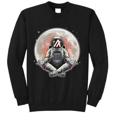 Algorand ALGO Coin Cryptocurrency Yogo Astronaut Sweatshirt