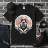 Algorand ALGO Coin Cryptocurrency Yogo Astronaut Tall T-Shirt