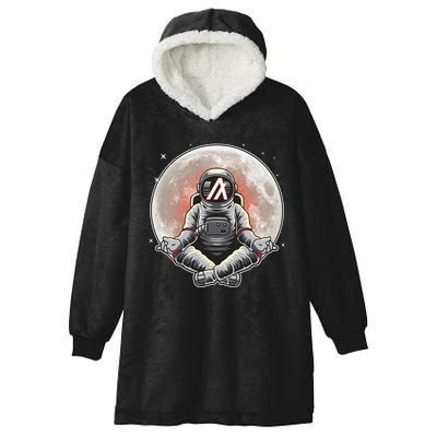 Algorand ALGO Coin Cryptocurrency Yogo Astronaut Hooded Wearable Blanket