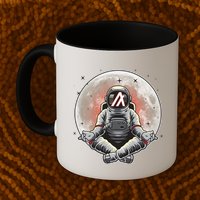 Algorand ALGO Coin Cryptocurrency Yogo Astronaut Mug