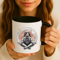 Algorand ALGO Coin Cryptocurrency Yogo Astronaut Mug