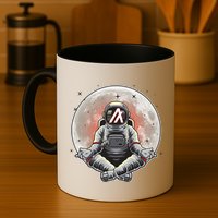 Algorand ALGO Coin Cryptocurrency Yogo Astronaut Mug
