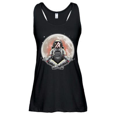 Algorand ALGO Coin Cryptocurrency Yogo Astronaut Ladies Essential Flowy Tank