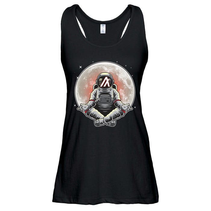 Algorand ALGO Coin Cryptocurrency Yogo Astronaut Ladies Essential Flowy Tank