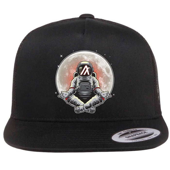 Algorand ALGO Coin Cryptocurrency Yogo Astronaut Flatbill Hat