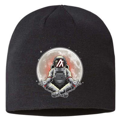 Algorand ALGO Coin Cryptocurrency Yogo Astronaut Sustainable Beanie