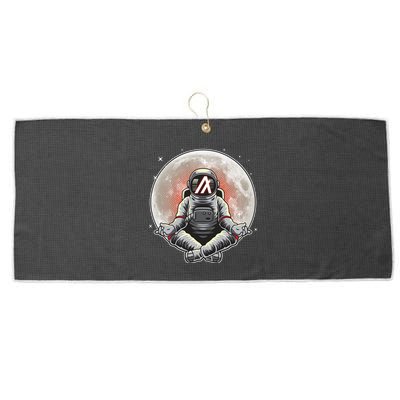 Algorand ALGO Coin Cryptocurrency Yogo Astronaut Large Microfiber Waffle Golf Towel