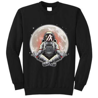 Algorand ALGO Coin Cryptocurrency Yogo Astronaut Tall Sweatshirt