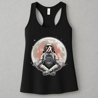Algorand ALGO Coin Cryptocurrency Yogo Astronaut Womens Tank Top