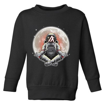 Algorand ALGO Coin Cryptocurrency Yogo Astronaut Toddler Sweatshirt