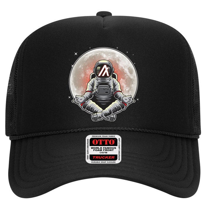 Algorand ALGO Coin Cryptocurrency Yogo Astronaut Trucker Hat