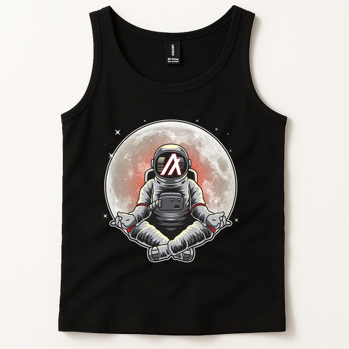 Algorand ALGO Coin Cryptocurrency Yogo Astronaut Tank Top