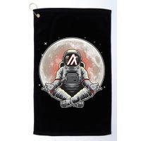 Algorand ALGO Coin Cryptocurrency Yogo Astronaut Golf Towel