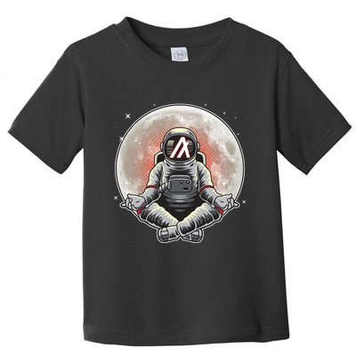 Algorand ALGO Coin Cryptocurrency Yogo Astronaut Toddler T-Shirt