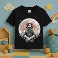 Algorand ALGO Coin Cryptocurrency Yogo Astronaut Toddler T-Shirt