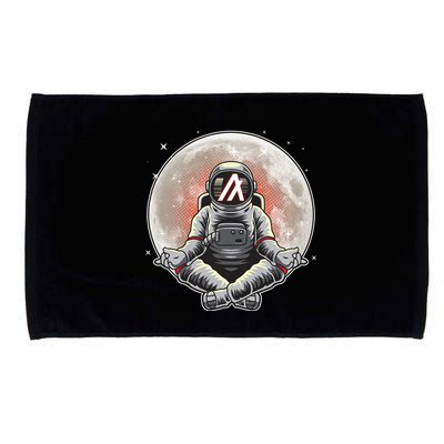 Algorand ALGO Coin Cryptocurrency Yogo Astronaut Microfiber Hand Towel
