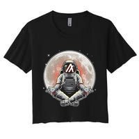 Algorand ALGO Coin Cryptocurrency Yogo Astronaut Crop Top