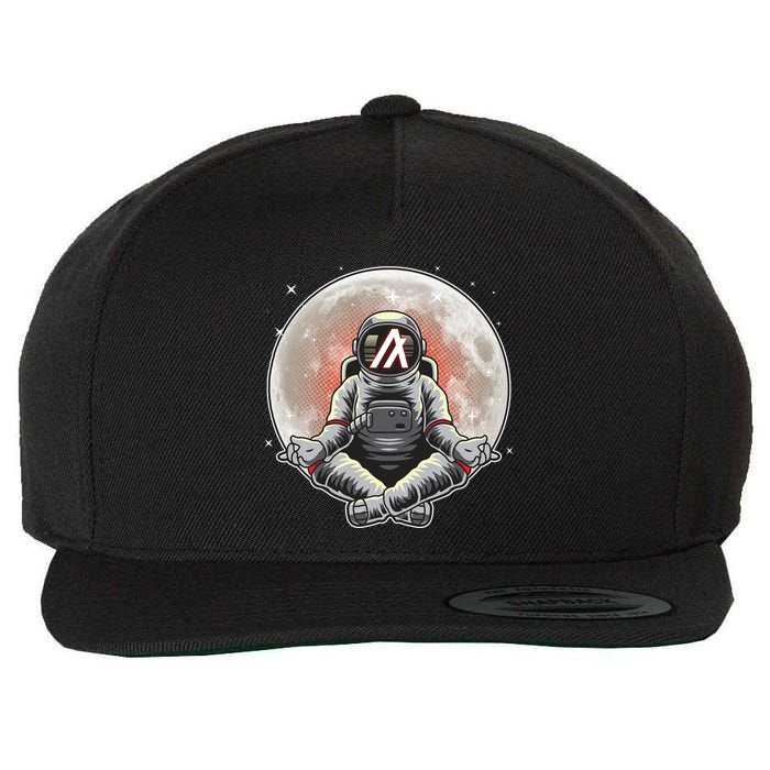 Algorand ALGO Coin Cryptocurrency Yogo Astronaut Wool Snapback Cap