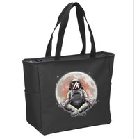 Algorand ALGO Coin Cryptocurrency Yogo Astronaut Zip Tote Bag