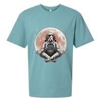 Algorand ALGO Coin Cryptocurrency Yogo Astronaut Sueded Cloud Jersey T-Shirt