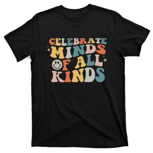 Autism Awareness Celebrate Minds Of All Kinds Neurodiversity  T-Shirt