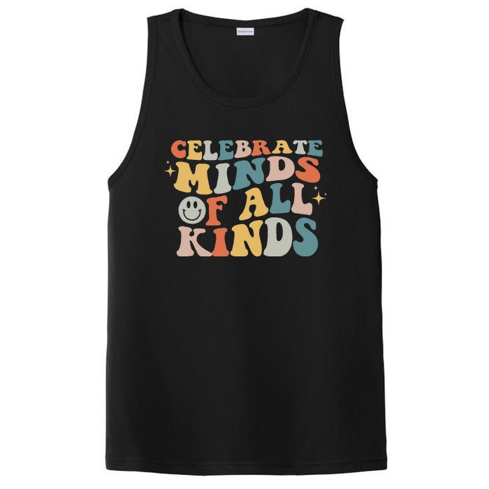 Autism Awareness Celebrate Minds Of All Kinds Neurodiversity  PosiCharge Competitor Tank