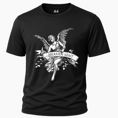 Angel Aesthetic Cherub Vintage Trendy 2000s Heaven Sent Performance Shirt