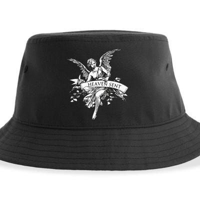 Angel Aesthetic Cherub Vintage Trendy 2000s Heaven Sent Sustainable Bucket Hat