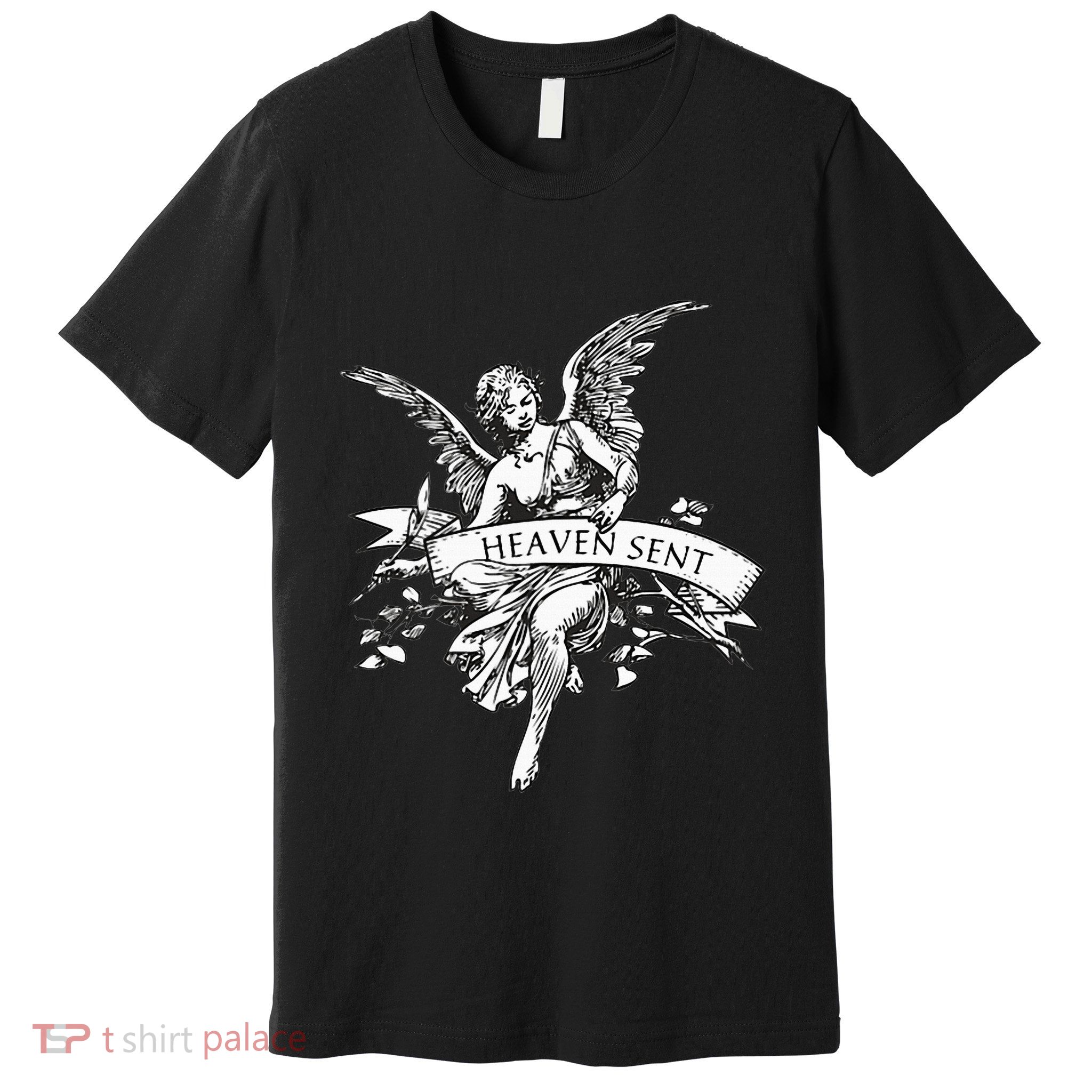 Angel Aesthetic Cherub Vintage Trendy 2000s Heaven Sent Premium T-Shirt
