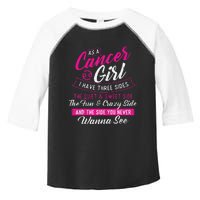 As A Cancer I Have Three Sides Astrology Zodiac Sign Toddler Fine Jersey T-Shirt