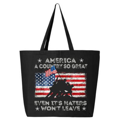 America a country so great even it's Haters won't leave 25L Jumbo Tote