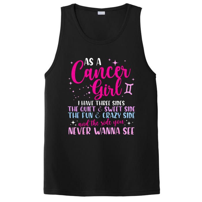 As A Cancer Girl I Have Three Sides Astrology Zodiac Sign PosiCharge Competitor Tank