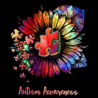 Autism Awareness Colorful Sunflower Backpack