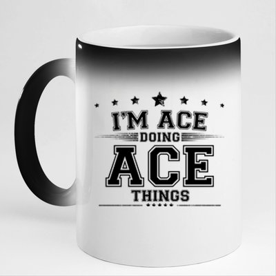 Ace 11oz Black Color Changing Mug