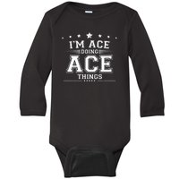 Ace Baby Long Sleeve Bodysuit