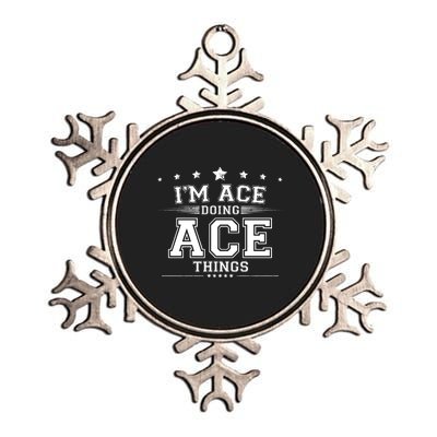 Ace Metallic Star Ornament