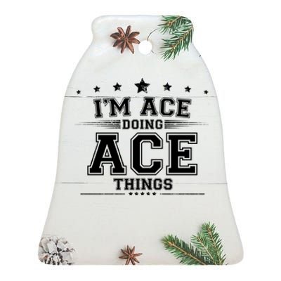 Ace Ceramic Bell Ornament