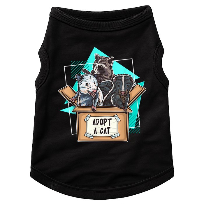 Adopt A Cat Raccoon Opossum SKunk StreetCat Trash Panda Doggie Tank
