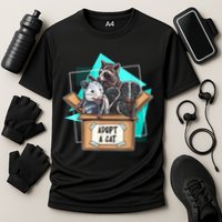 Adopt A Cat Raccoon Opossum SKunk StreetCat Trash Panda Performance Shirt