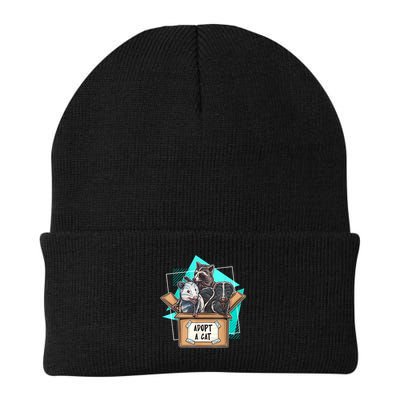 Adopt A Cat Raccoon Opossum SKunk StreetCat Trash Panda Beanie