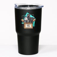 Adopt A Cat Raccoon Opossum SKunk StreetCat Trash Panda Tumbler