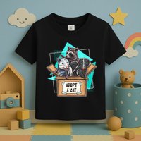Adopt A Cat Raccoon Opossum SKunk StreetCat Trash Panda Toddler T-Shirt