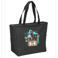 Adopt A Cat Raccoon Opossum SKunk StreetCat Trash Panda Zip Tote Bag